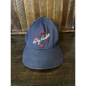 Vintage Kirby Puckett #34 Blue Baseball Hat Diamond SnapBack Made in USA